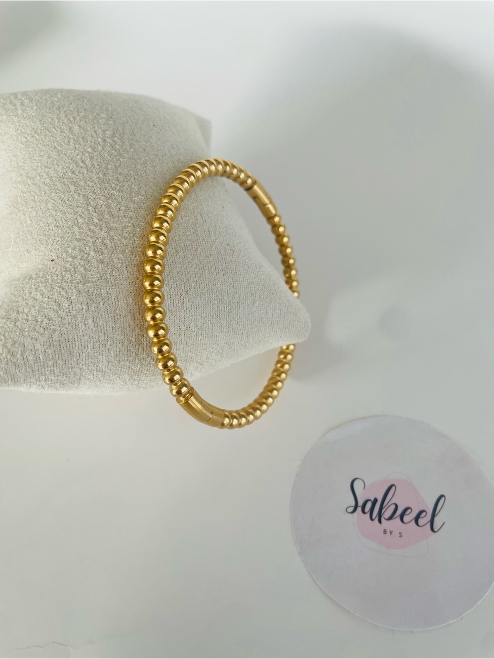 Stainless Steel Bangle | Minimalist Bracelet | Jonc en Acier Inoxydable
